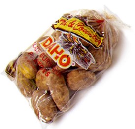 Potato Idaho in bags